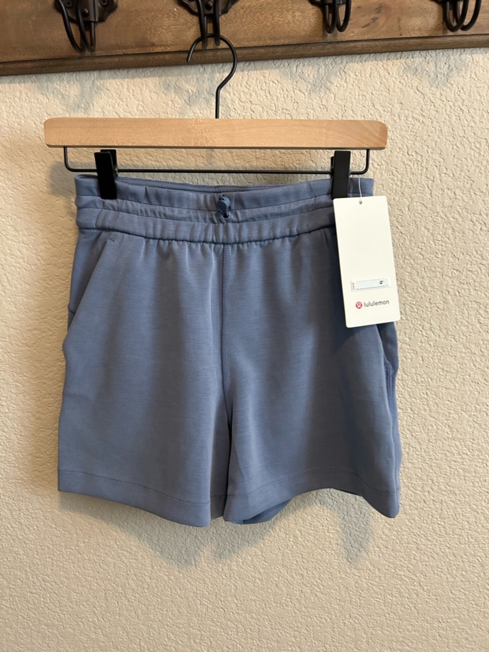 lululemon athletica Women's Softstream Dusty Blue High-Rise Athletic Shorts